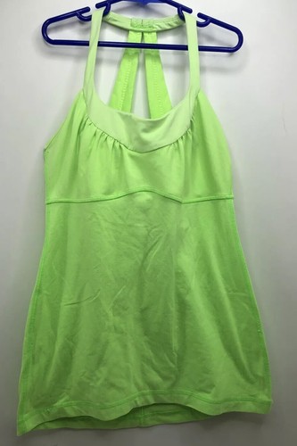 Tank Top With Bra Neon Green 