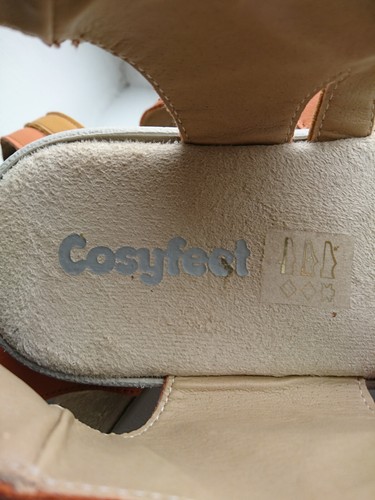 COSYFEET CHER LEATHER WOMENS WIDE FIT 6E COMFORT SANDALS UK 8 BN WORN ONCE - 第 5/7 張圖片