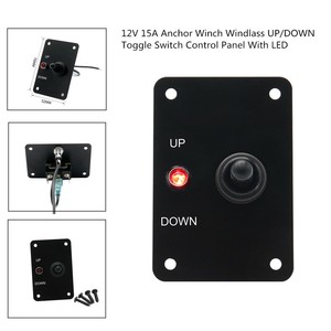 Details About 12v 15a Red Led Anchor Winch Windlass Safety Up Down Toggle Switch Control Panel