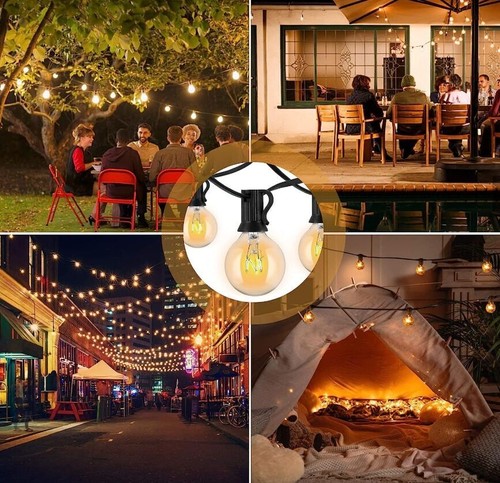 String Light 15/25Pcs G40 220V E12 Replacement Bulbs For Outdoor LED Bulbs Globe - Picture 11 of 16