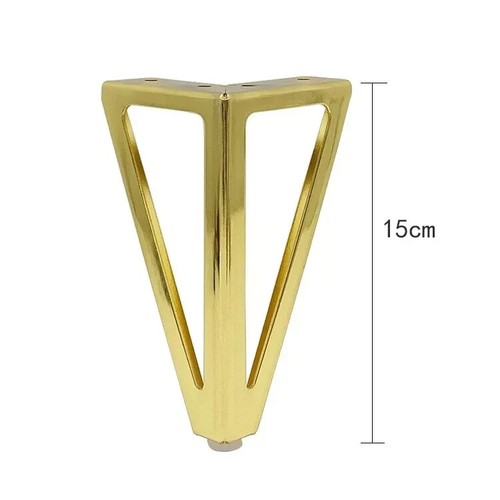 4x Metal Sofa Furniture Legs Modern Replacement Feet Beds Sofa Cabinet Legs UK - Picture 3 of 13