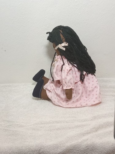 Handgefertigte afroamerikanische Puppe - Bild 5 von 7