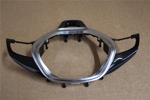 Verkleidung für Lenkrad Schwarz Aluminium VW Golf MK7 5G0419685B N0R Neu Original - Bild 2 von 4