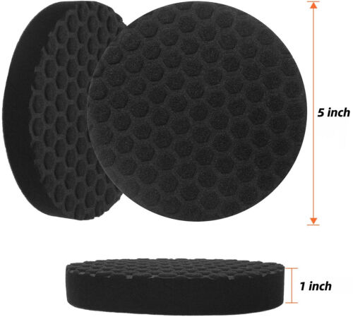6 in Car Foam Buffer Polisher Polishing Pads Waxing Finishing Buffing Wheel Kit - Picture 3 of 9