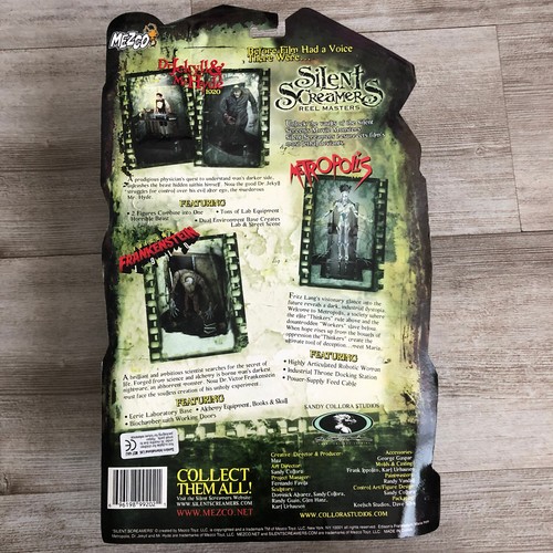 Silent Screamers Reel Masters Mr Hyde from Dr Jekyll Mr Hyde 1920 7.5" Figure - Imagen 7 de 7