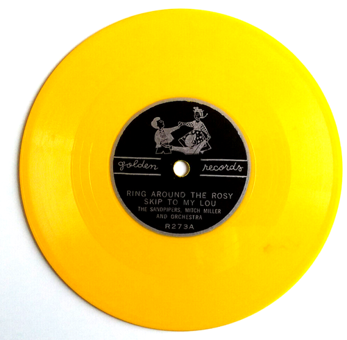 NURSERY SONGS - Ring Around The Rosy / Skip to My Vinyl 45rpm 1957 Golden R273 - Picture 3 of 6