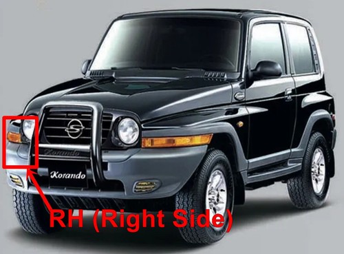 Front Turn Signal Lamp RH In Yellow Ssangyong New Korando 1998-2004 8330206000 - Picture 1 of 2
