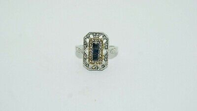 Jolie BAGUE ARGENT RUBIS COEUR SOLITAIRE SILVER BIJOUX RUBY CADEAU