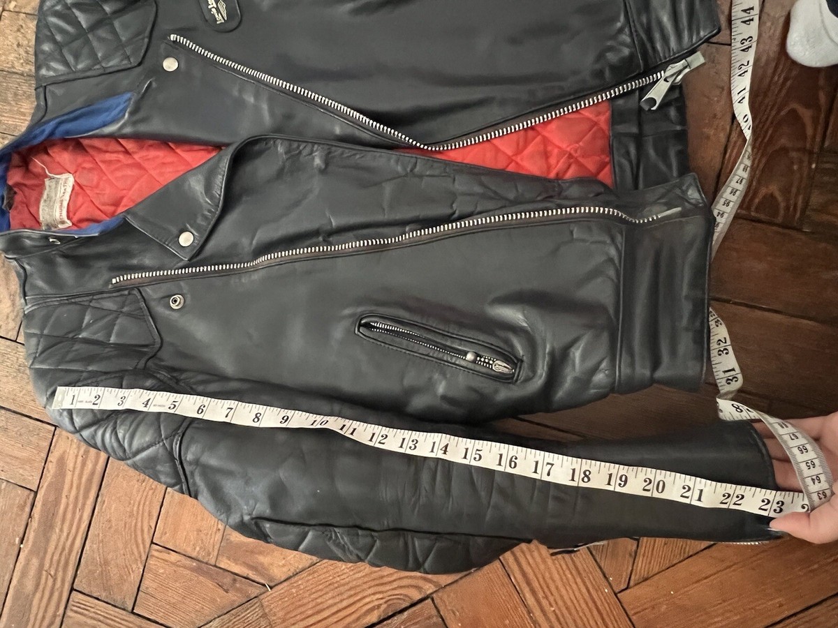 Rare vintage Lewis leathers blue biker jacket Size Small Rare vintage Lewis leathers blue biker jacket Size Small