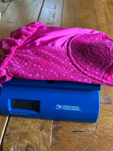 Sincerely Jules Damen großes Korsett Top Bügel Spitze Satin Barbiecore Neu mit Etikett - Bild 8 von 8