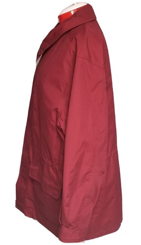 Land's End Men's Red Jacket L Large Winter Wool Nylon - Picture 4 of 12