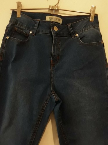 CROSSROADS ~ Womens Size 8 Denim Jeans W28 Blue Skinny Leg - Picture 7 of 12