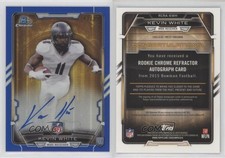 2015 Bowman Chrome Rookie Auto Blue Refractor /99 Kevin White #RCRA-KWH Auto RC