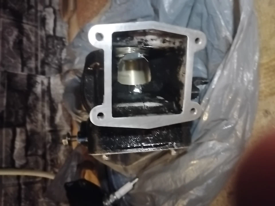 Yamaha YZ80 1982 pistón cilindro barril jarra 5X2 82 yz 80 47 mm necesita aburrido Foto 3 de 4