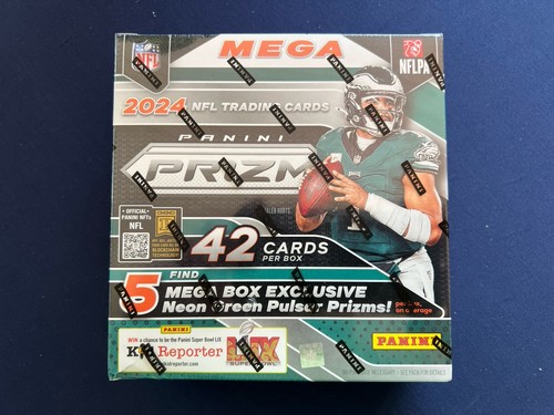 2024 Panini Prizm Football Sealed Mega Box - Rookie QB Chase!