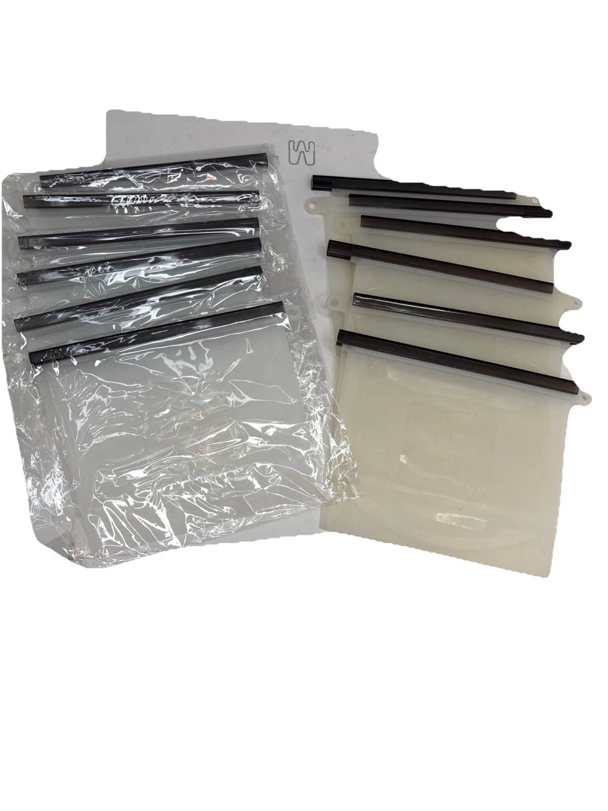 Zip Top Reusable Food Storage Bags Set Of 6 New, 6 Used Silicone Bags
Opens in a new window or tab