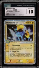 Pokemon Manectric ex EX Deoxys Ultra Rare #101 CGC 10 Gem Mint