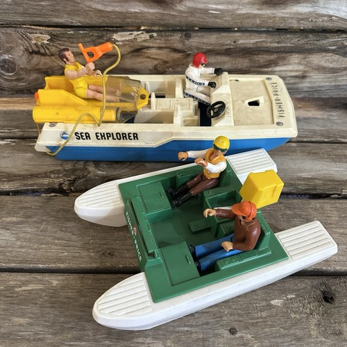 Cuerda de remolque pontón Fisher Price Adventure People Sea Explorer 1976 vintage - Imagen 17 de 18