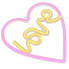 Neon Light Lamp Lights for Bedroom Heart Signs Led Wall Decoration