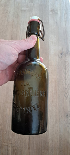 Chemnitz-unbekannte alte Bierflasche der Schloss Brauerei - Bild 3 von 5