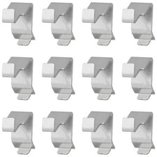 12pcs Heavy Duty Metal Cabinet Shelf Clips - Adjustable Shelf Support Bracket...