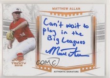 2019 Leaf Trinity Auto Inscriptions Matthew Allan #A-MA1 Auto 09su