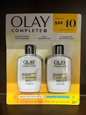 Olay Complete+ Moisturizer with SPF 40 Sensitive, 6 fl oz, 2-pack (EXP 05/2027)