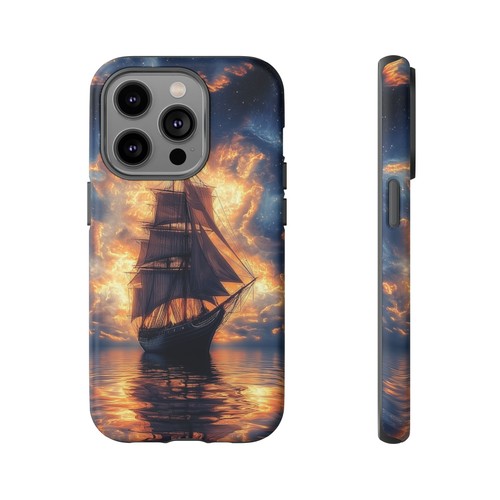 Midnight Sail Ship Twilight Phone Case for iPhone, Samsung Galaxy, Pixel - Picture 70 of 237