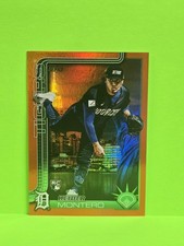 2025 Topps Series 2 Keider Montero RC #665 FF Big Apple Variation Orange Foil/25