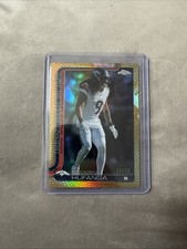 2025 Topps Chrome Football Talanoa Hufanga Gold Football Leather /50 Broncos