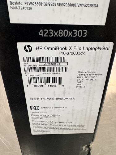 HP 16" OmniBook X Flip 2 en 1 Copiloto + PC AMD Ryzen AI 7, 24GB RAM, 1TB SSD - Imagen 3 de 4