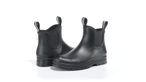 HISEA Damen Chelsea Regenstiefel wasserdicht Neopren PVC Stiefeletten Garten Arbeitsstiefel - Video 1 von 1