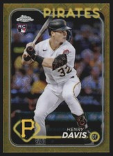 2024 Topps Chrome Gold LogoFractor 22/50 Henry Davis #260 GS1