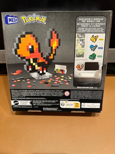 MEGA Blocks Pokemon Charmander Pixel Art (HTH76) 349 piezas SELLADO DE FÁBRICA - Imagen 2 de 3