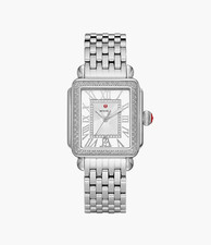 Michele Deco Madison Diamond 33mm Stainless Steel Women's Watch MWW06T000163