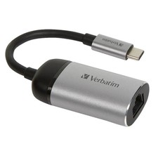 USB-C Verbatim zu Gigabit Ethernet Adapter 10 cm Kabel 49146 (0023942491460)