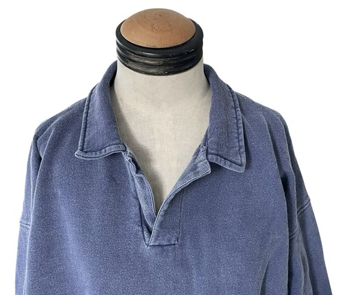 Sloppy Joe By Jackie Harris Collar 02 Sweatshirt Organic Cotton Navy Wash Gr. 1 - Bild 4 von 19