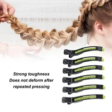6pcs Professional Hair Clip Portable Home Salon Sectioning Hair Clip Set Styling