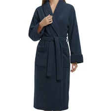 Luxury Cotton Bath Robe for Adults – 400 GSM Soft, Absorbent, Unisex Design