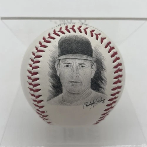 Nolan Ryan Limited Edition Fotoball Baseball By Mennen MLB Signed & Picture