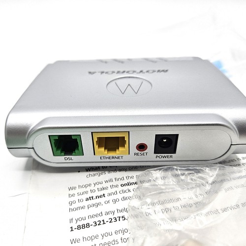 Motorola 2210-02-1006 High Speed Internet DSL Modem - NEW WITHOUT BOX - Picture 8 of 9