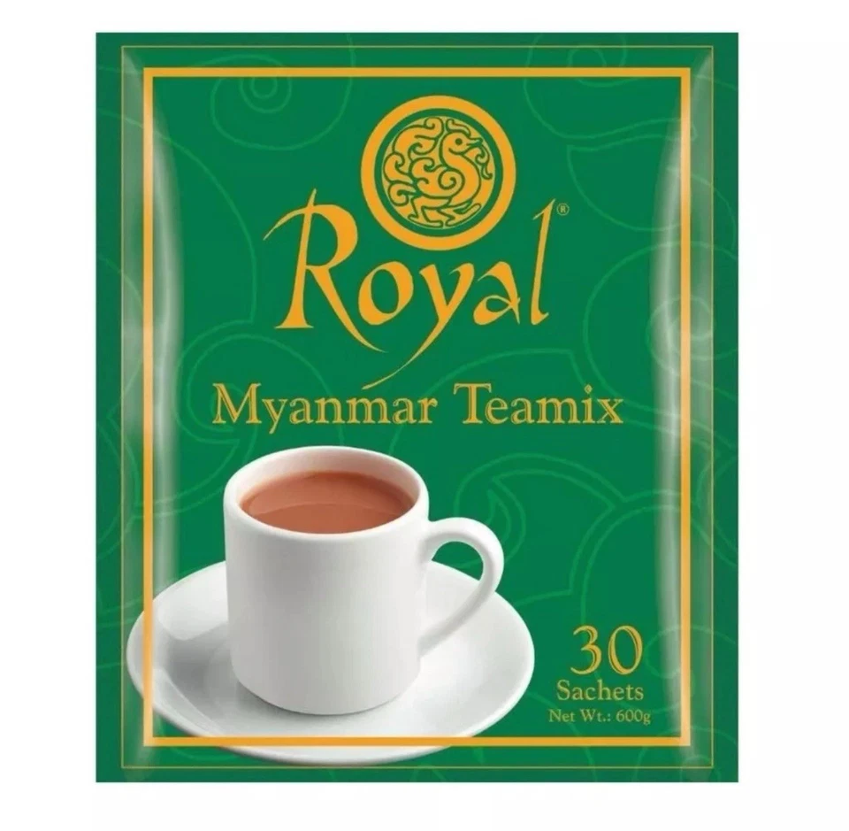 Royal Myanmar Teamix bebida calmante muito bom gosto chá de leite sólido 30 x 20g - Imagem 4 de 4