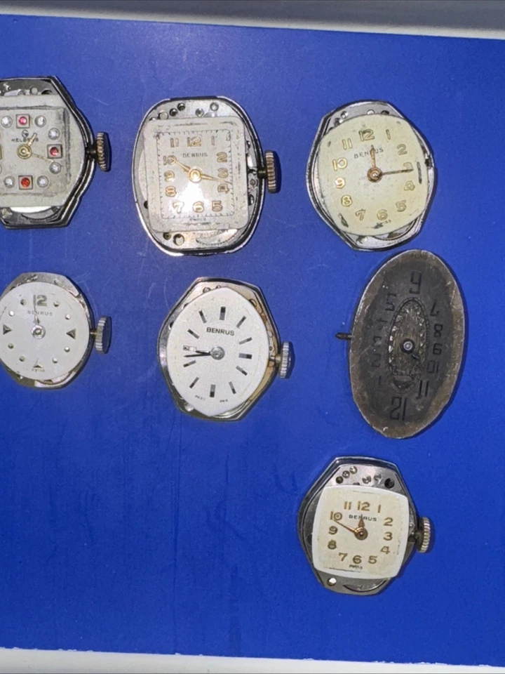 Lote De 11 Movimientos Reloj Benrus Damas Vintage Ver Fotos OFERTA TAL CUAL P/R Foto 4 de 4