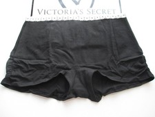 VICTORIA'S SECRET PINK Cotton Boyshort Panty S M L XL Black NWT VS FREE SHIP 4 