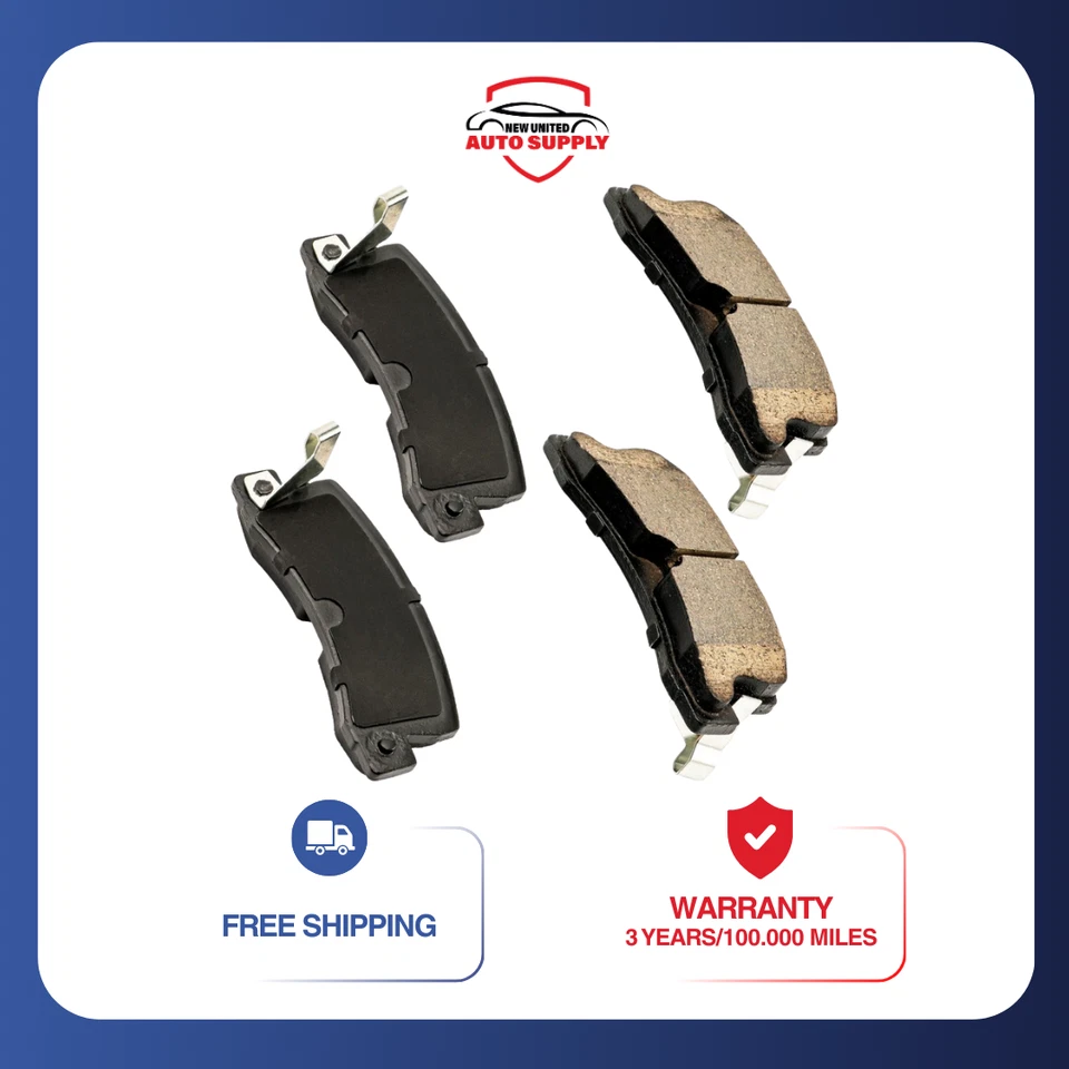 Pastillas de freno traseras NAD325 para Toyota Celica 1987-1995 Lexus RX300 1999-2003 Foto 3 de 4