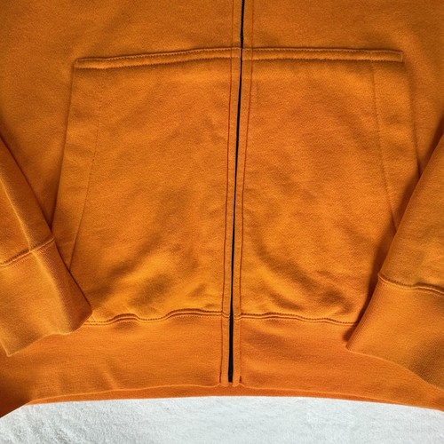 Vintage Fox Racing Retro Zip Up Hoodie XL Orange Mens Y2k - Picture 3 of 12