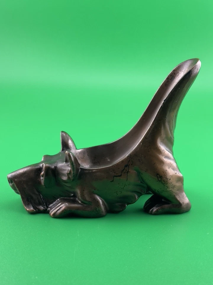 De Colección Scottish Terrier Perro Ronson Acabado Bronce Pipa Descanso/Soporte 4.25" Foto 3 de 4