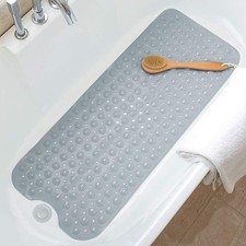 Bathtub Mats for Shower Tub Non-Slip Bath Mat 39 x 16 Inch Extra Long Shower Mat