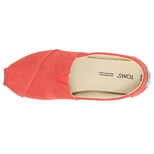 Zapatos sin cordones TOMS Alpargata clásicos para mujer rojos informales 10018063T - Imagen 4 de 5
