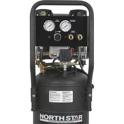 NorthStar Portable Quiet Electric Air Compressor, 1.5 HP, 8-Gallon, 4 CFM @ 90 - Picture 16 of 16